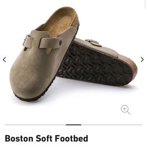 Birkenstock Boston Suede Soft Footbed